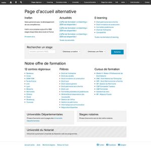 Le prototype est un blog Wordpress stylé avec Foundation 5