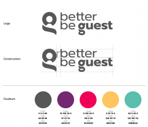 Logo et couleurs de BetterBeGuest