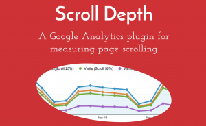Scroll Depth, a Google Analytics plugin for measuring page scrolling