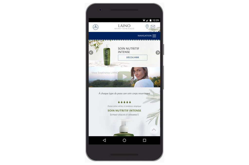 Version mobile du nouveau site Version mobile du nouveau site