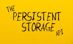 persistent storage api