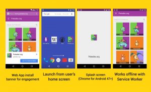 progressive web app