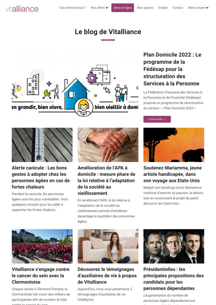 Les articles du blog Les articles du blog