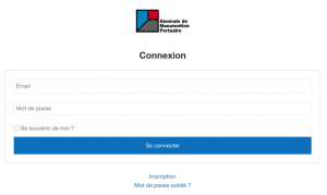 Formulaire de connexion