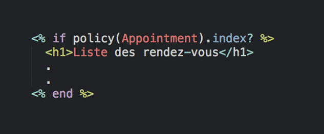 Policy côté client