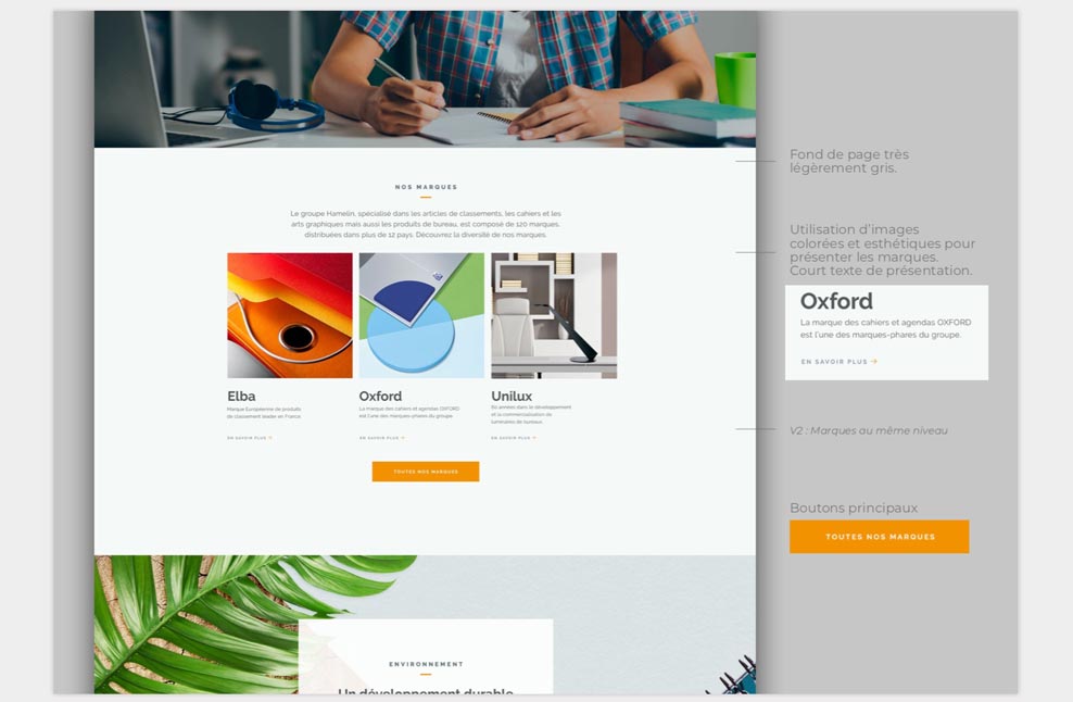 Proposition pour le site Hamelin Brands Proposition pour le site Hamelin Brands