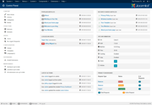 Back-office de Joomla!