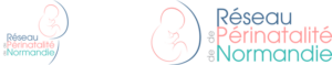 Logos Réseau de Périnatalité de Normandie