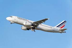 Avion Air France au décollage