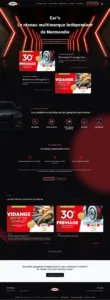 Page d'accueil du site garage-cars