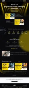 Page d'accueil du site garage-primum