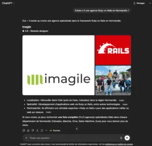 Réponse ChatGPT