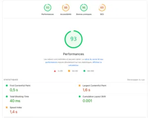 Performances desktop avec conversion webp