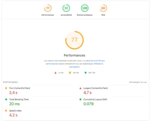 Performances mobile avec conversion webp