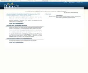 Page d'accueil avant la refonte