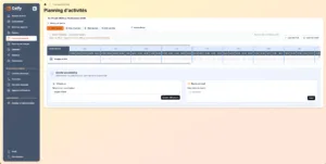 Planning d'activités de Celfy